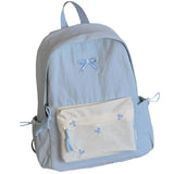 KYLETHOMASW  -  Japanese Ins All Match Schoolbags Women Students Patchwork Contrast Color Backpack Streetwear Preppy Laptop Bag Y2k Aesthetic