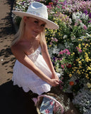 KYLETHOMASW  -  Sexy Lace Wrap Chest Slim Fit Dress French Fashion Blogger Off Shouder White Summer Mini Dress Women