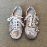 KYLETHOMASW  -  Retro Style Women's Casual Shoes Increased Height Malcolm Deqin Spring New Arrival Comfortable Breathable Mesh Lined Rubber Sole