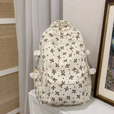 KYLETHOMASW  -  Bow Print Mochilas Mujer High Capacity Mochila Lightweighte Bag Student Bolsas Preppy Style Backpack Sweet Bags for Woman