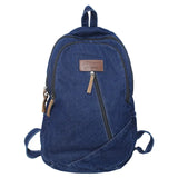 Kylethomasw 2024 Cool Cowboy Women Backpack Large Capacity Denim Schoolbag For Teenage Girls Backpacks Travel Female Rucksack Mochila Blue