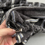 KYLETHOMASW  -  Women Vintage Striped Hooded Fleece Pullover Thickened Autumn Winter Long Sleeve Loose Fit Casual Sweatshirt Top New