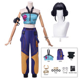 KYLETHOMASW  -  Zoey Cosplay Costume Wig Women Girls Halloween Carnival Comic-con Party Role Playing Outfits