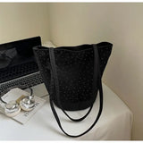 KYLETHOMASW  -  Tote Bag for Women New Style Fashionable and Versatile College Student Commuting One Shoulder Class Bucket Bags