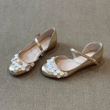 KYLETHOMASW  -  New Golden Shell Decor Mary Jane Flats,Metallic Glitter Party Casual Shoes for Women Daily Dress,sapatos Femininos Elegante