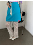 KYLETHOMASW  -  Designed Lace Mesh Pants Summer Thin Versatile Straight Pants High-waisted Hollow Floor-length Flared Trousers