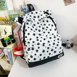 KYLETHOMASW  -  Cute Cat Paw Print Mochilas Mujer Travel Mochila Student  Bag Cute Teenage Girls Bolsas Young Backpack New Bags for Woman