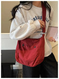 KYLETHOMASW  -  Korean New Women's Handheld Single Shoulder Retro Large Capacity Office Commuter Fashion Tote Bags