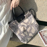 KYLETHOMASW  -  Streetwear Fashion Office Lady Top-Handle Bags Personality Women All Match Underarm Bag Korean Trendy Simple Shoulder Handbags