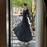 KYLETHOMASW  -  Autumn Winter Korean Minimalist Gentle Style 2 Piece Set Women Knitted Top+High-waisted Skirt Sweater Set Fashion Office Lady