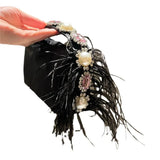 KYLETHOMASW  -  Fashionable Pearl Embedded Diamond Satin Handbag Women's New Square Bag Evening Dress Bag Small Crowd Design