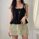 KYLETHOMASW  -  Summer Lace Patchwork Bohemian Women's Tank Tops 2025 New Sleeveless V-neck Sexy Short Vest Shirts for Womens