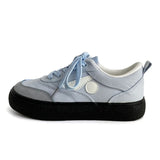 KYLETHOMASW  -  Spring Summer Thick Bottom Training Shoes New Retro Mixed Color Students Sneakers Casual Concise Soft Soled Sports Shoes