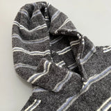 KYLETHOMASW  -  Women Vintage Striped Hooded Fleece Pullover Thickened Autumn Winter Long Sleeve Loose Fit Casual Sweatshirt Top New