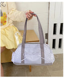 KYLETHOMASW  -  Star Striped Shoulder Bag New Travel Commuting Underarm Bags Women's Large Capacity Boston Handbag