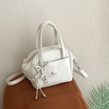 KYLETHOMASW  -  Women's Mini PU Leather Star Decor Handbag Cute Fashion Aesthetic Daily Dating Shoulder Tote Bag Simple Crossbody Bags