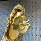 KYLETHOMASW  -  Flower women ballet flats slip on casual pumps