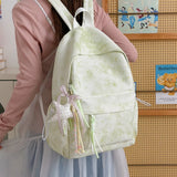 KYLETHOMASW  -  Women Star Print Backpack Polka Dot Star Charm Lightweight Student School New Trend Fashion Daypack Female Book Backpacks