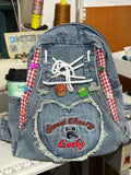KYLETHOMASW  -  Love Embroidery Series Original Shoulder Cowboy Bag Student Party Bag Retro Handbag Y2k Backpack