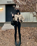 KYLETHOMASW  -  Women Two Piece Outfits Spring Autumn Vintage Fashion Elegant Luxury Coat Tweed Chic Slim Jacket Sexy High Waist Mini Skirt