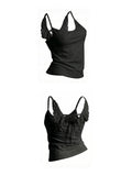 KYLETHOMASW  -  New Y2K Womens Streetwear Angel Wings Sexy Retro Halter Vest Light Blue 3D Relief Embroidered Camisole Fairy Camisole Tops