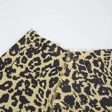 KYLETHOMASW  -  One neck loose leopard print long sleeved spicy girl personality off the shoulder lazy casual versatile T-shirt