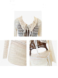 KYLTHOMASW  -  Fall Women Vacation Rave Vintage Crochet Night Club Outfits 2 Piece Set Long Sleeve Lace Up Crop Top + Gyaru Coquette Mini Skirt