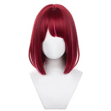 KYLETHOMASW  -  Anime Oshi No Ko Arima Kana Cosplay Wig Red Mixed Pink Hair Heat Resistant Synthetic Halloween Party Accessories Props
