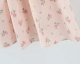 KYLETHOMASW  -  French Elegant Pink Floral Lace Embroidery V-neck Cotton Sleeveless Dress For Women Slim Fit Mini Party Dresses Vestido