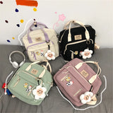 KYLETHOMASW  -  Kawaii Backpack Women Back Pack Cute Mochila Japanese High School Girls Backpack School Bags for Teenage Girls Multi Pockets Sac