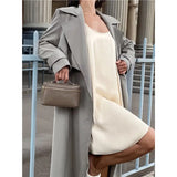 KYLETHOMASW  -  Women's Long Silky Tank Top Spaghetti Strap Camisole Slip Dress Backless Loose Dress