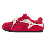 KYLETHOMASW  -  Casual Sneakers Women's Soft Soled Mesh Sneakers Lightweight Breathable Casual Shoes Ins Trendy Color Block Japanese Style