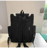 KYLETHOMASW  -  Large Capacity Ita Mochila Transparent Mochilas Preppy Style Mujer School Bag Student Backpack Heart Backpacks