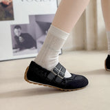 KYLETHOMASW  -  Autumn New Ballet Sports Mary Jane Retro Shoes for Women Design Sense Single Shoes for Women