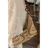 KYLETHOMASW  -  Ethnic Style Grass Woven Bag for Women 2025 New Summer Fashion Large Capacity Tote Beach Bags
