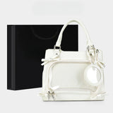 KYLETHOMASW  -  Transparent Ita Bolsos Mujer Original Sweet Bag Square Sac Femme Shoulder Crossbady Bags for Woman Multi-function Bow Bolso
