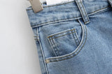 KYLETHOMASW  -  Summer Midi Skirts Vintage Clothes Sexy Skirts For Women Blue Jeans Skirt High Waisted Denim Skirt Split Thigh Denim Skirt