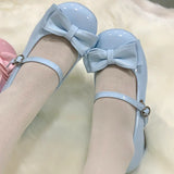KYLETHOMASW  -  Women's High Heel Shoes New Elegant Party Shoes for Women Princess Fashion Lolita Causal Ladies Mary Jane Shoes Glossy PU