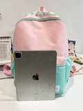 KYLETHOMASW  -  Schoolbag Female Gradient High Value Korean Trend Bags School Students Large Capacity Simple Lightweight Backpacks