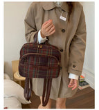 KYLETHOMASW  -  Luxury Design Casual All Match Mini Handbags Women Sweet Y2k Aesthetic Plaid Backpacks Japanese Girls Fashion Vintage Schoolbags