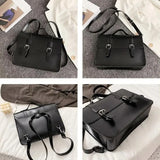 KYLETHOMASW  -  Preppy Style Square JK Mochila Messenger Mochilas High Capacity Students Backpack School Bag Multi-function Bags for Woman