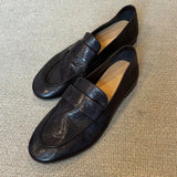 KYLETHOMASW  -  Retro Black Soft Leather Brand Designer Flat Pumps Women Comfort Concise Loafers Outdoor Commuter Office Shoes Zapatos De Mujer