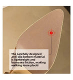 KYLETHOMASW  -  Retro Hollow out Breathable Roman High Heels Women Summer New Pointed Toe Large Size Thick Heel Boots Comfortable Shoes