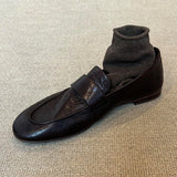 KYLETHOMASW  -  Retro Black Soft Leather Brand Designer Flat Pumps Women Comfort Concise Loafers Outdoor Commuter Office Shoes Zapatos De Mujer