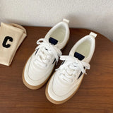 KYLETHOMASW  -  Spring Summer Thick Bottom Training Shoes New Retro Mixed Color Students Sneakers Casual Concise Soft Soled Sports Shoes