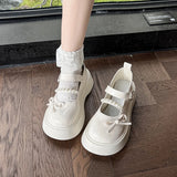 KYLETHOMASW  -  Black Super High Heels Mary Jane Shoes Women Goth Chunky Platform Pumps Woman Plus Size Ankle Buckle Party Lolita Shoes