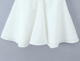 KYLETHOMASW  -  Sexy Backless White Mini Dress Women Deep V Low Waist A-line Elegant Party Dresses Birthday Robe New Vestidos