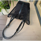 KYLETHOMASW  -  Brand Mesh Bucket Tote Bag Hollow Vegetable Basket Handbag Large Capacity Shoulder Messenger Bag Underarm Bag Fashion Women' Bag