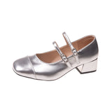 KYLETHOMASW  -  New Women's Lolita Mary Jane Shoes Causal Formal Versatile Women High Heel Shoes Wedding Party Elegant Ladies Dress Pumps