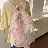 KYLETHOMASW  -  Star Polka Dots Ita Bag Large Capaci Mochila Student Mochilas Mujer Fashion Backpacks Casual Backpack Daily Bolsas Feminina